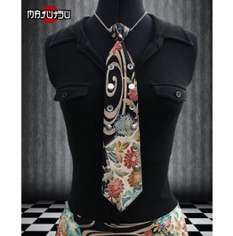 Necktie Japanese Punk Gothic Lolita Fans Flowers Necktie Japanese Punk Gothic Lolita Fans Flowers